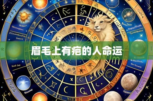 眉毛上有疤的人命运
