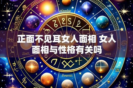 正面不见耳女人面相 女人面相与性格有关吗