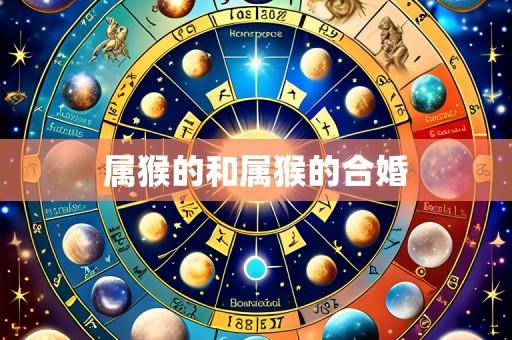 属猴的和属猴的合婚