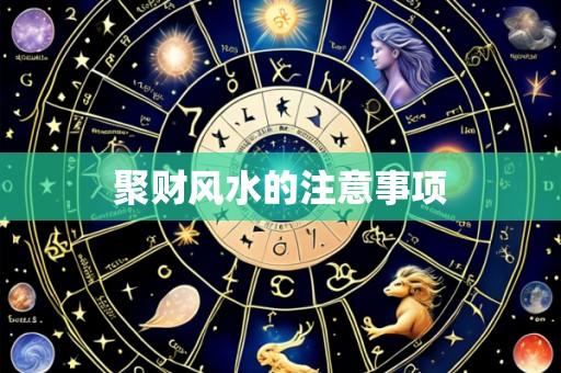 聚财风水的注意事项