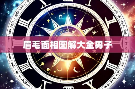 眉毛面相图解大全男子
