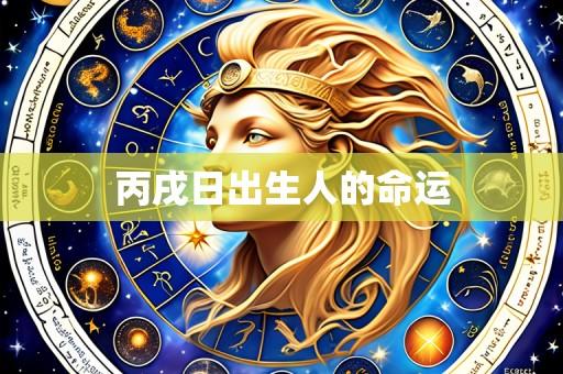 丙戌日出生人的命运