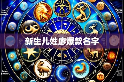 新生儿姓廖爆款名字