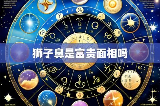 狮子鼻是富贵面相吗