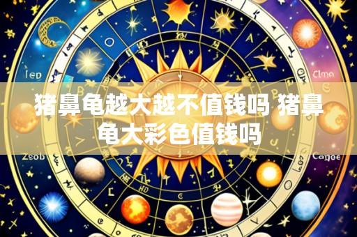 猪鼻龟越大越不值钱吗 猪鼻龟大彩色值钱吗