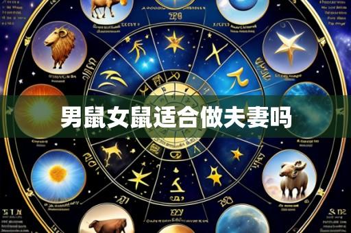 男鼠女鼠适合做夫妻吗