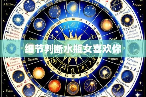细节判断水瓶女喜欢你