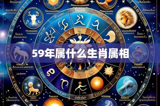 59年属什么生肖属相