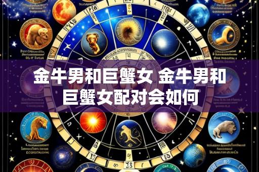 金牛男和巨蟹女 金牛男和巨蟹女配对会如何