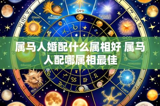 属马人婚配什么属相好 属马人配哪属相最佳