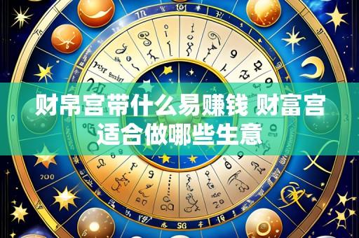 财帛宫带什么易赚钱 财富宫适合做哪些生意