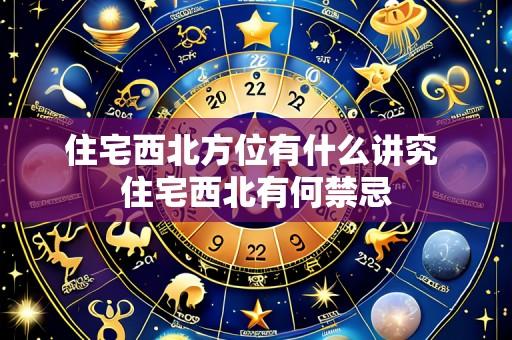 住宅西北方位有什么讲究 住宅西北有何禁忌