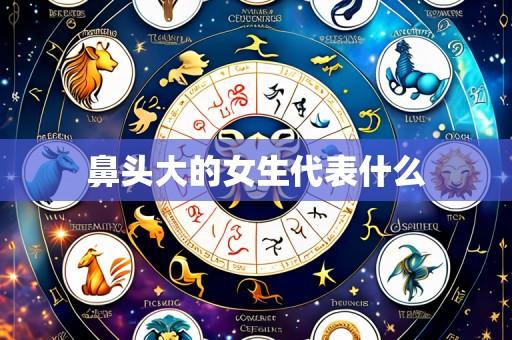鼻头大的女生代表什么