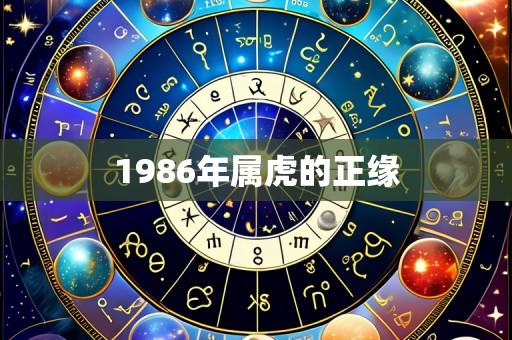 1986年属虎的正缘