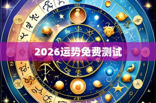 2026运势免费测试