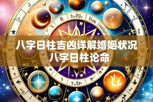 八字日柱吉凶详解婚姻状况  八字日柱论命