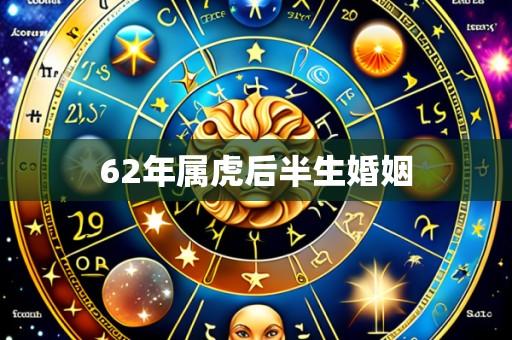 62年属虎后半生婚姻