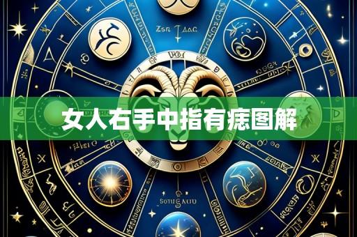 女人右手中指有痣图解