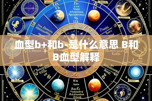 血型b+和b-是什么意思 B和B血型解释