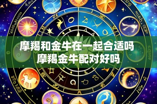 摩羯和金牛在一起合适吗 摩羯金牛配对好吗