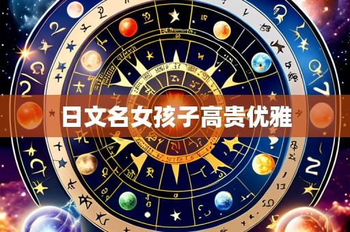 日文名女孩子高贵优雅
