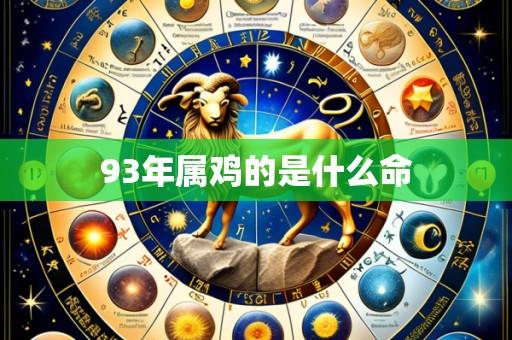 93年属鸡的是什么命