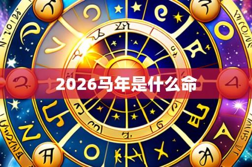2026马年是什么命