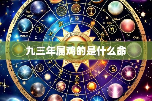 九三年属鸡的是什么命