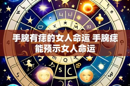 手腕有痣的女人命运 手腕痣能预示女人命运