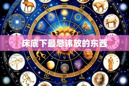 床底下最忌讳放的东西