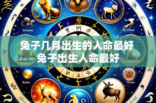 兔子几月出生的人命最好 兔子出生人命最好