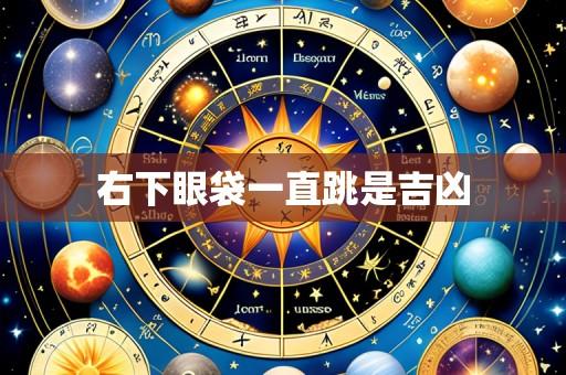 右下眼袋一直跳是吉凶