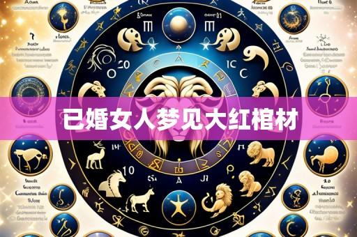 已婚女人梦见大红棺材