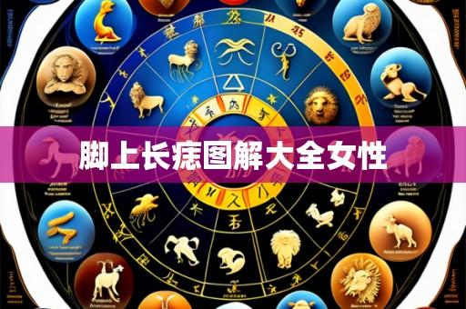 脚上长痣图解大全女性