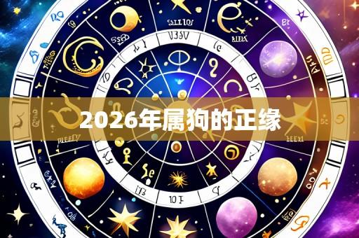2026年属狗的正缘