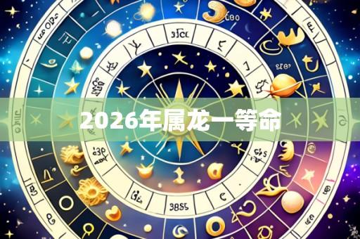 2026年属龙一等命
