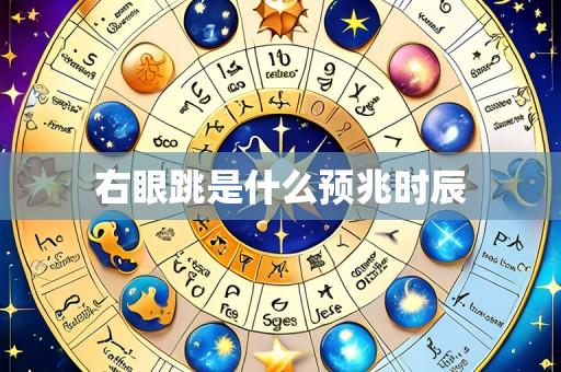 右眼跳是什么预兆时辰