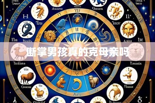 断掌男孩真的克母亲吗