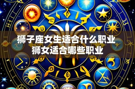 狮子座女生适合什么职业 狮女适合哪些职业