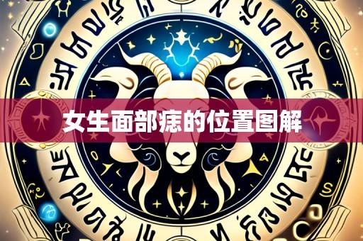 女生面部痣的位置图解