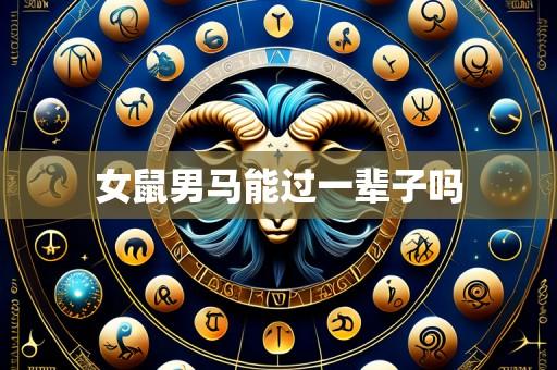 女鼠男马能过一辈子吗