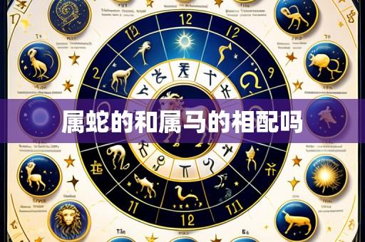 属蛇的和属马的相配吗