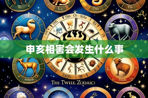 申亥相害会发生什么事