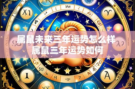 属鼠未来三年运势怎么样 属鼠三年运势如何