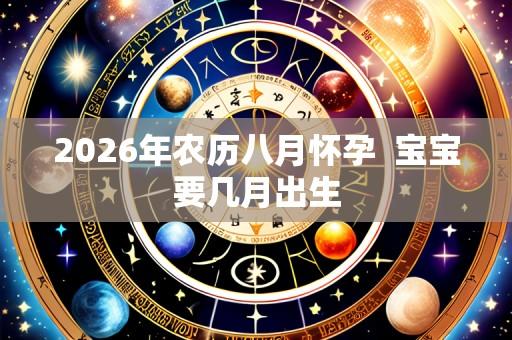 2026年农历八月怀孕 宝宝要几月出生
