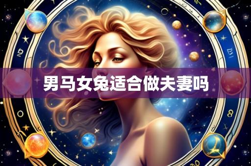 男马女兔适合做夫妻吗