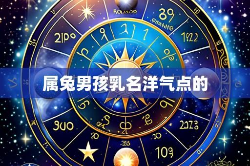 属兔男孩乳名洋气点的