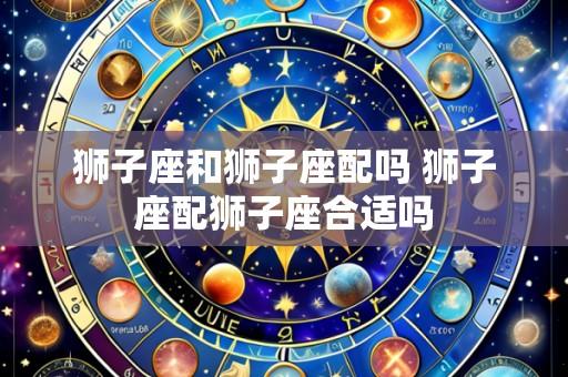 狮子座和狮子座配吗 狮子座配狮子座合适吗