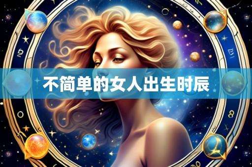 不简单的女人出生时辰
