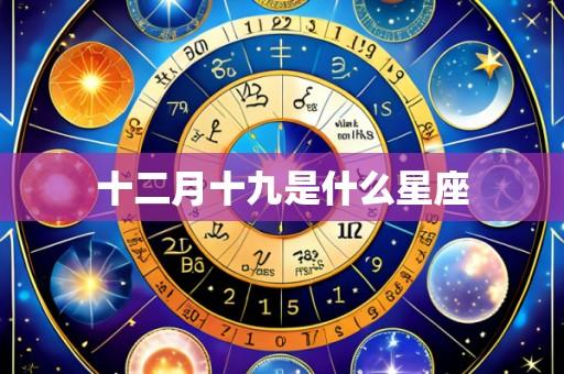 十二月十九是什么星座